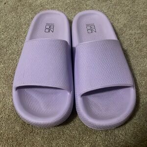 Purple Slip ons
